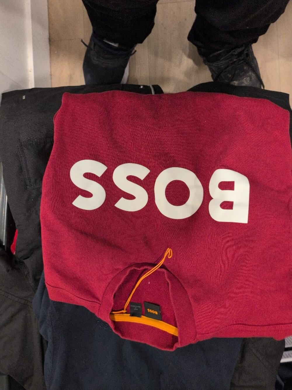 2 brand-new Hugo boss hoodies